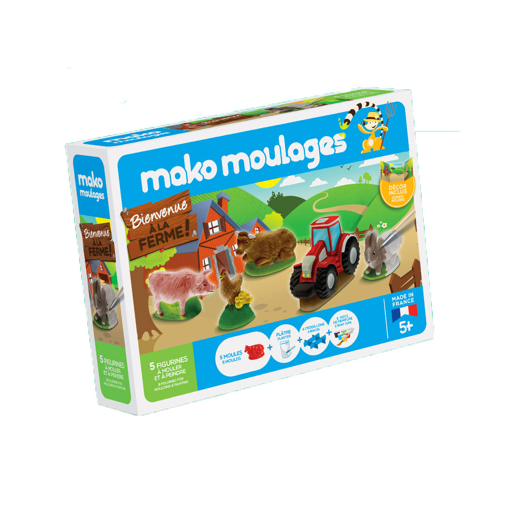 Peinture Enfant Kit Création Magnets Licorne - Moulage Plâtre Et Peinture - Pour Enfants Dès 5 Ans - MAIN D'ARTISTE