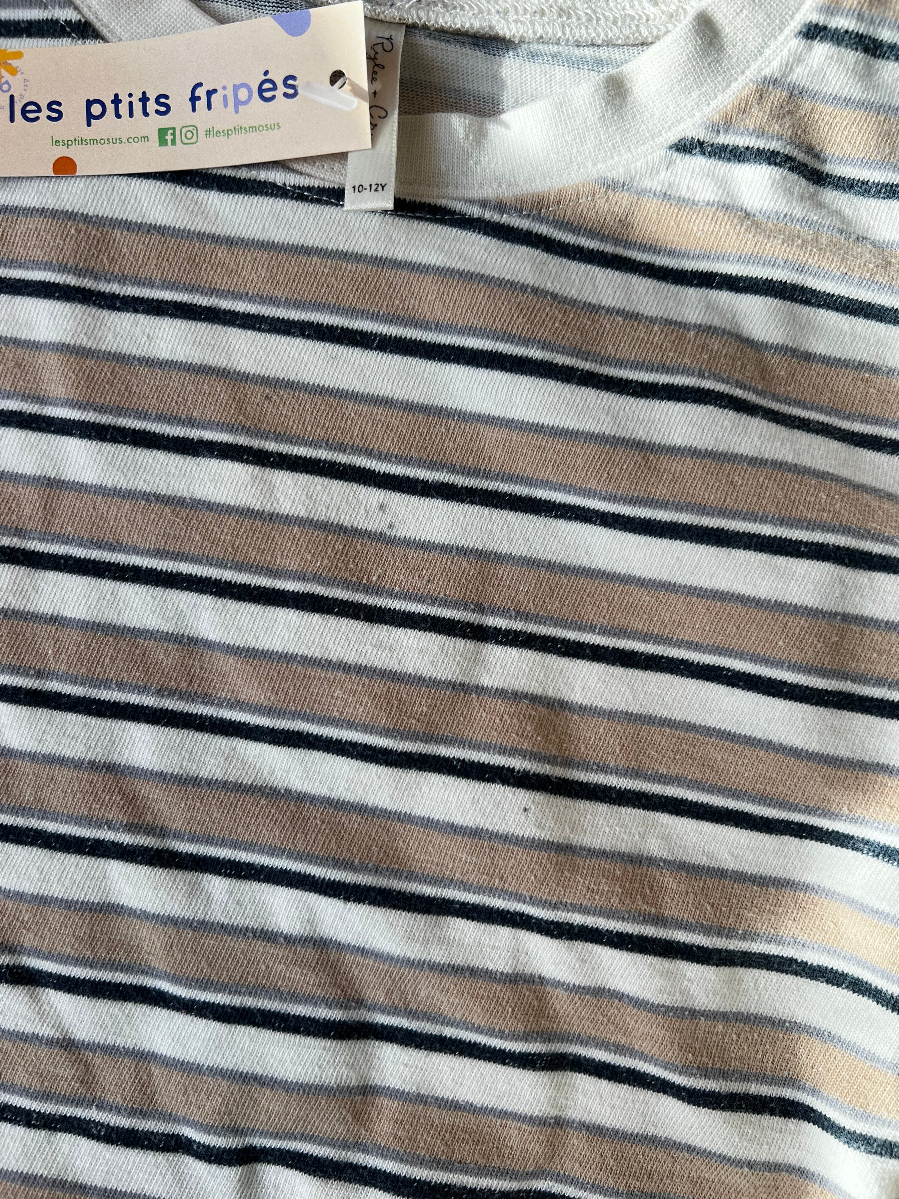 T-shirt vintage rayure Rylee | Fripé (10-12 ans)