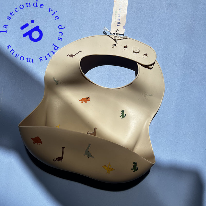 Bavoir silicone mushi - Dino | Fripé (OS)