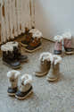 Bottes De Neige Bébé En Polaire Avec Imprimé Loup - Bottines Chaudes Antidérapantes Taille 25 (Environ 0-6 Mois) - 3