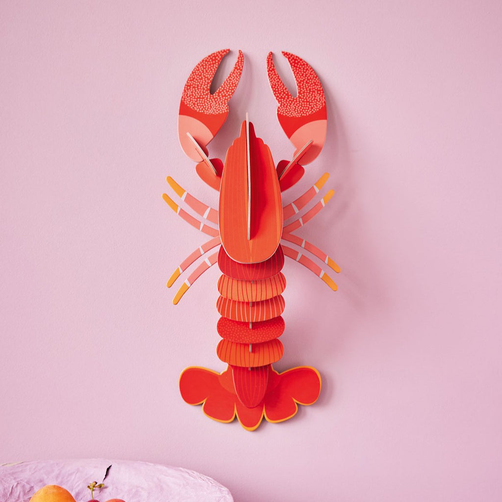 decoration murale en forme de homard