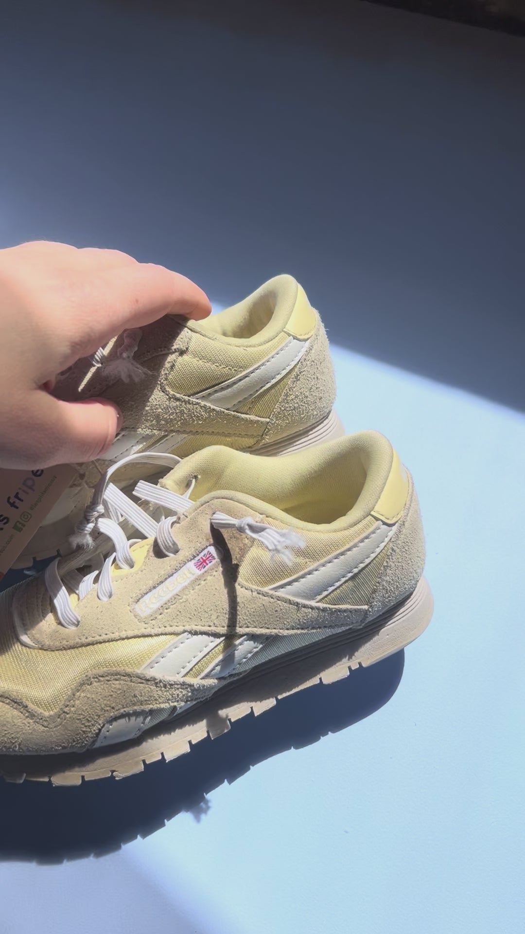 Chaussures Reebok jaunes | Fripé (13)