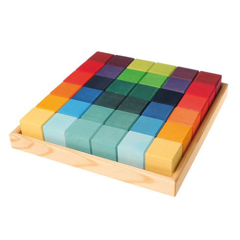 Ensemble de 36 cubes - Multicolore (76209979415)