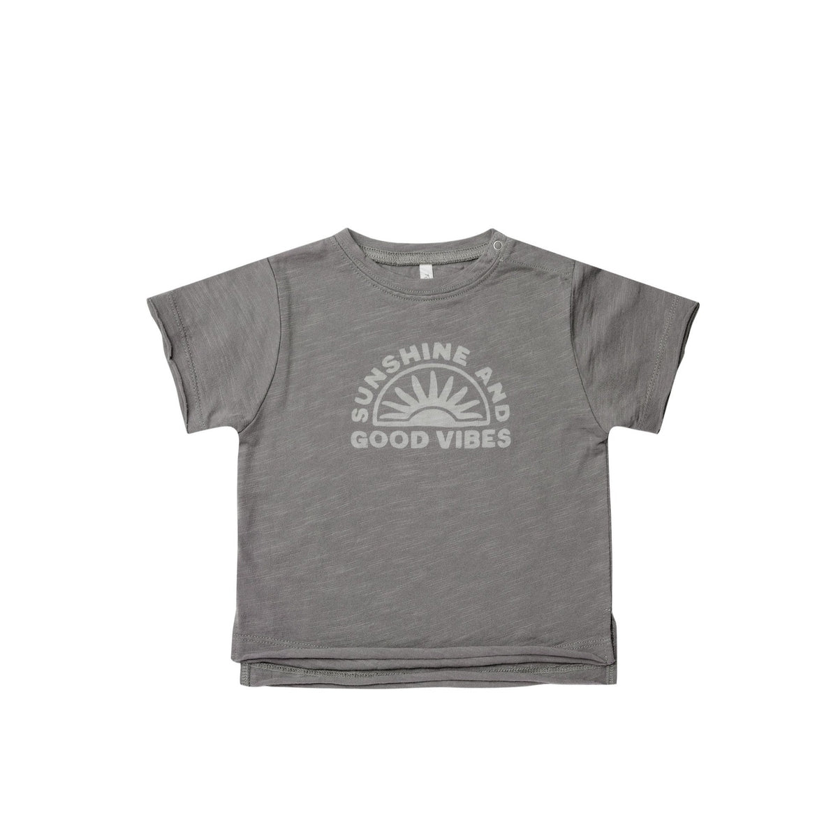 T-shirt raw edge - Ink