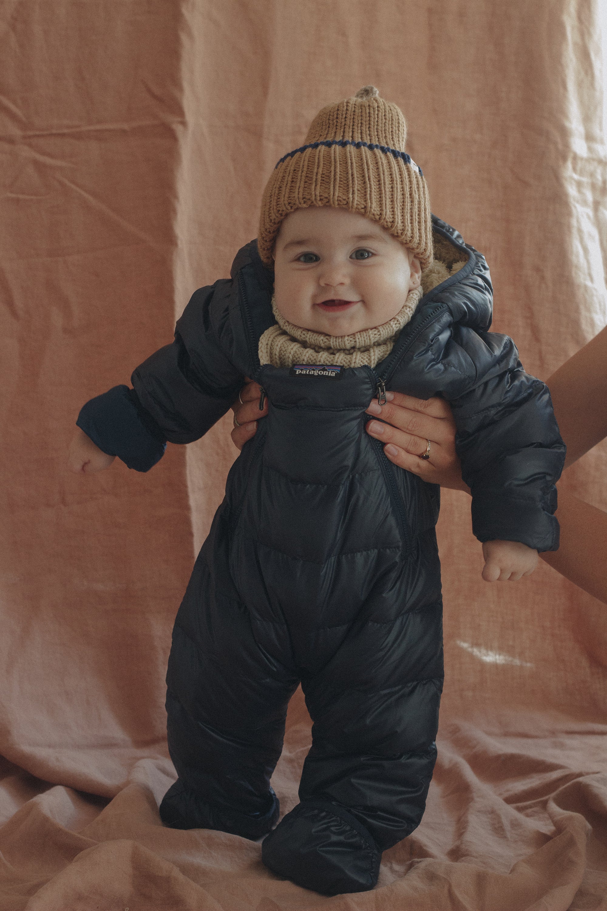 Une-pièce d'hiver duvet recyclé - New Navy